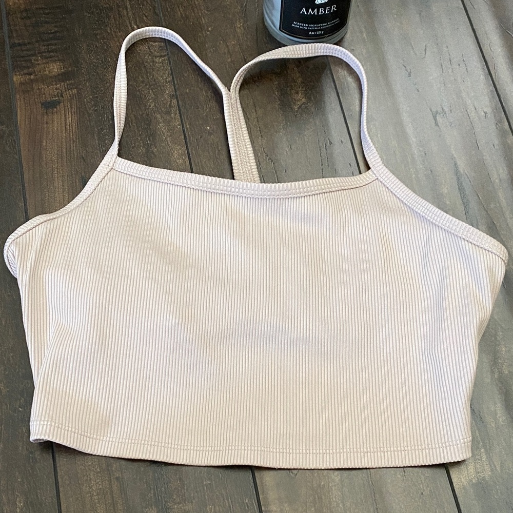 ALO Yoga Alosoft Ribbed Crop Calm Tank